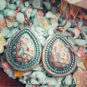 🤠🌊 Coastal Cowgirl Turquoise Patina Drops